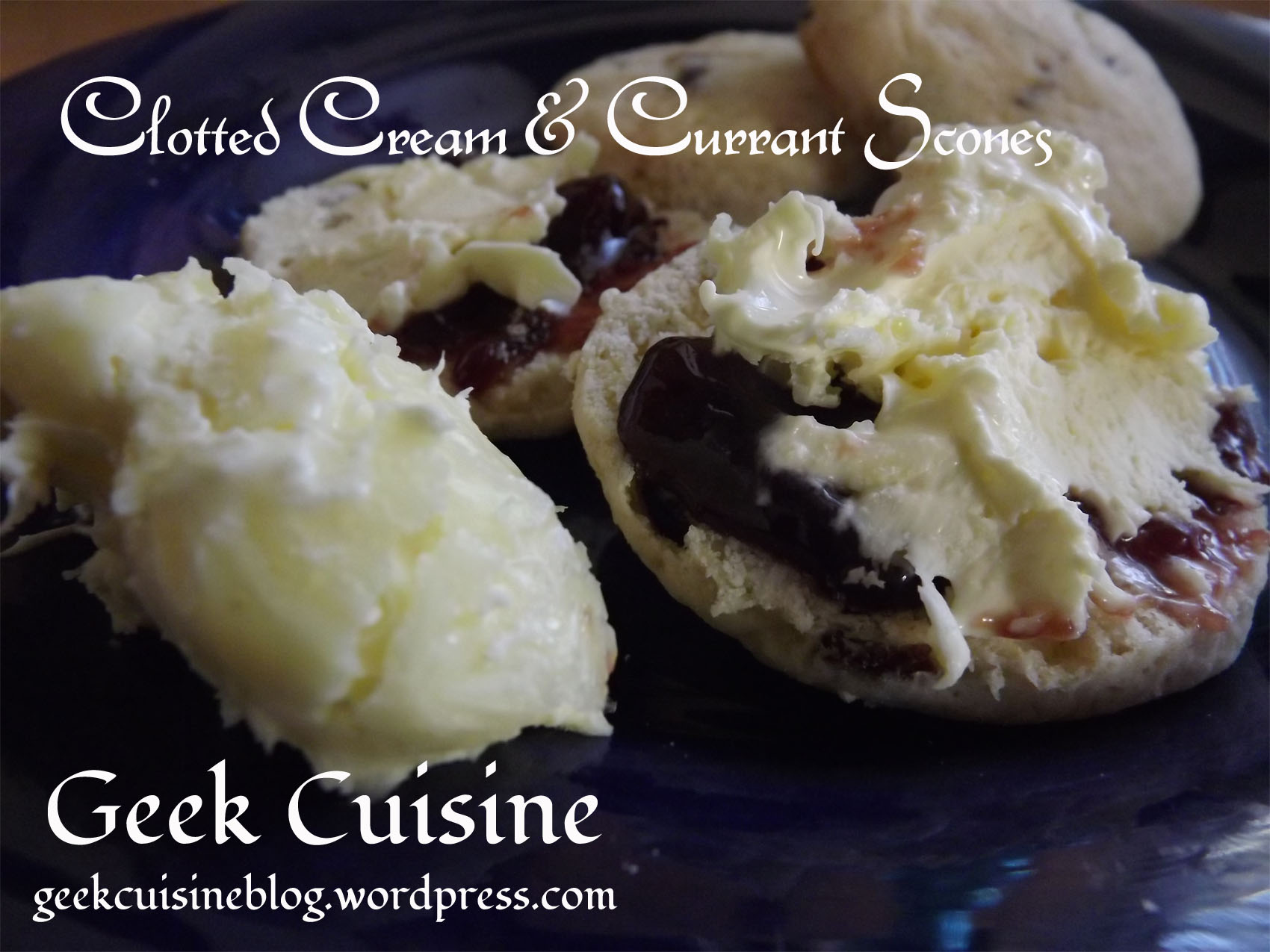 Clotted Cream &amp; Currant Scones